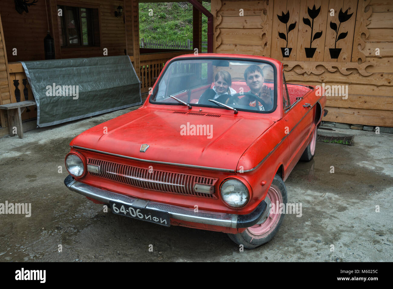 ZAZ-966 Zaporozhets, 1960's Soviet car with engine in the rear