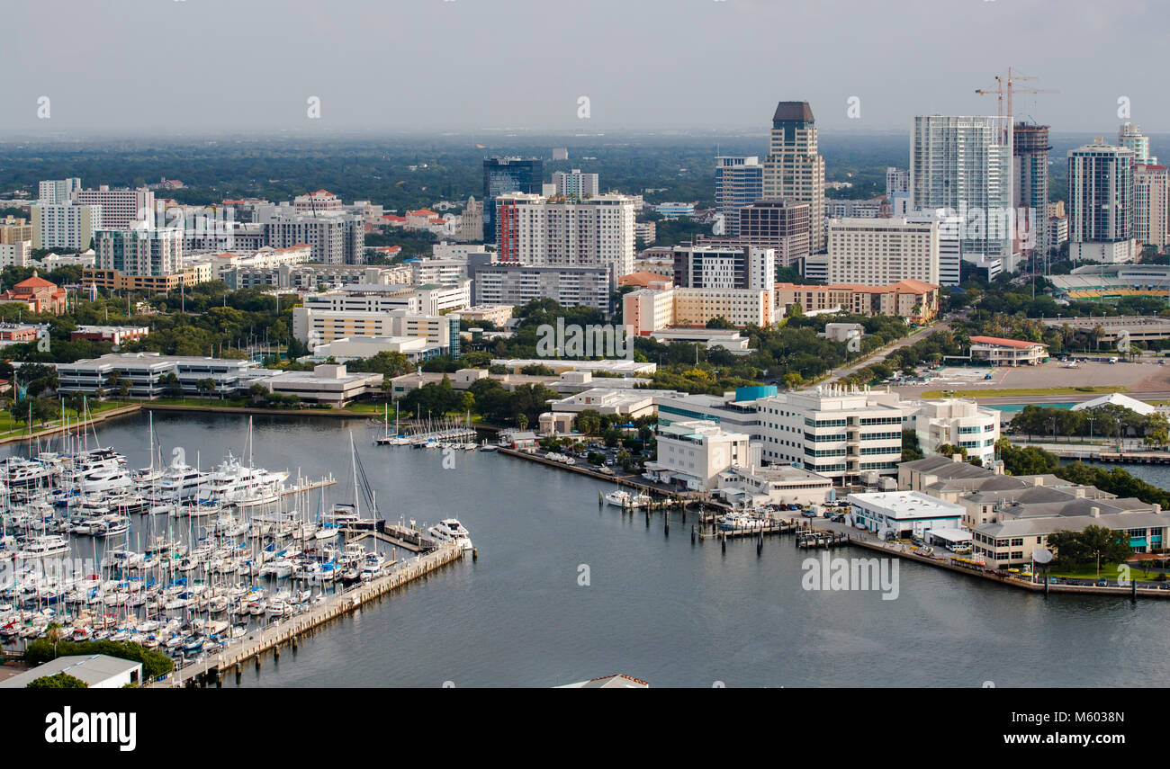 St. petersburg florida aerial hires stock photography and images Alamy