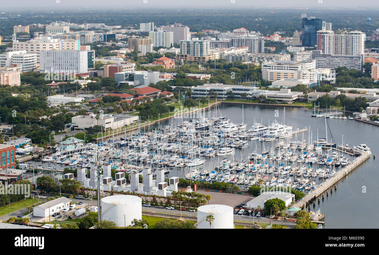 St. petersburg florida aerial hi-res stock photography and images - Alamy