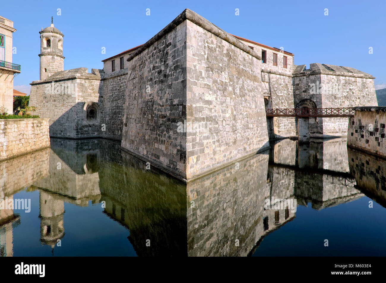 Castillo de la Real Fuerza / Castle of the Royal Force, Plaza de Armas, Havana, Cuba Stock Photo