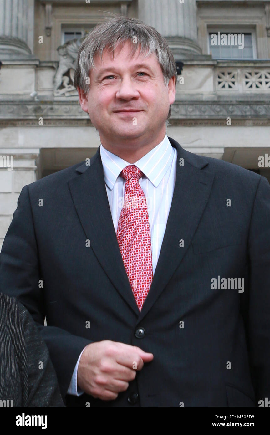 FILE PHOTO: Basil McCrea (born 13 November 1959) is a politician. He was the party leader of NI21 from 2013 until it disbanded in 2016. He was also a Member of the Northern Ireland Assembly from 2007 to 2016. Stock Photo