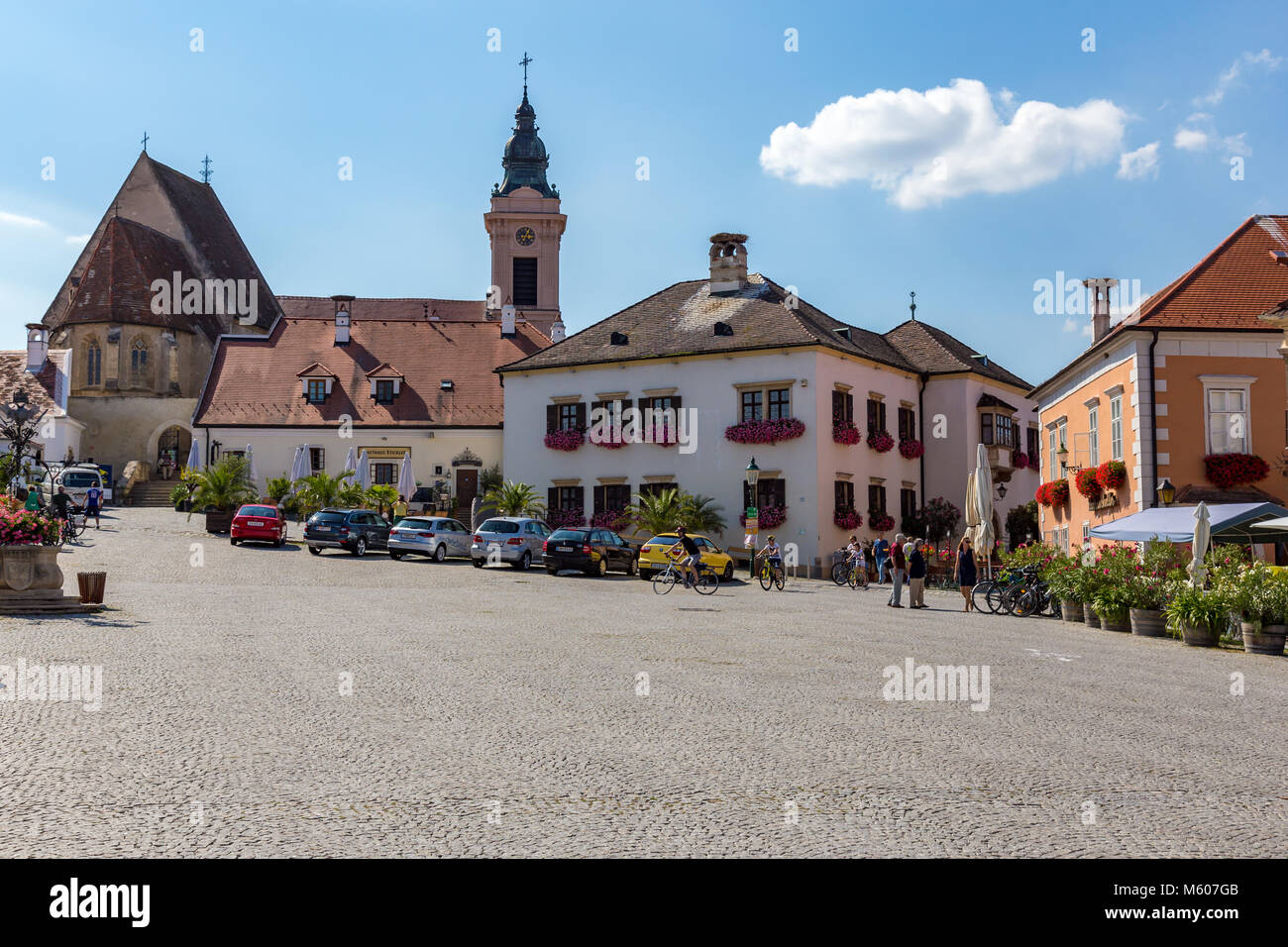 Very nice village in Austria, Rust Stock Photo