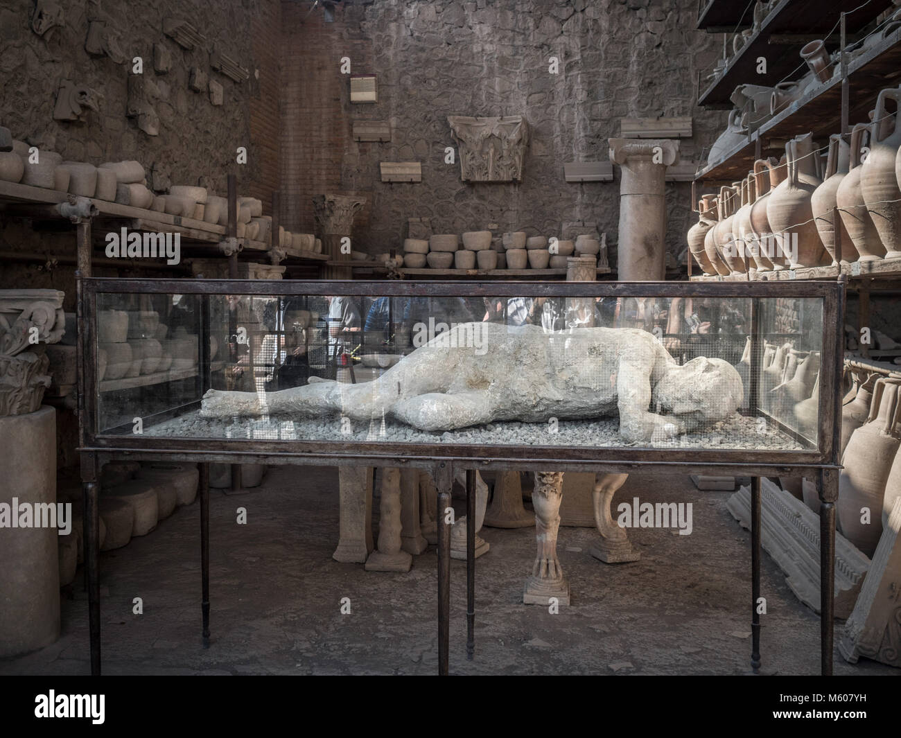 Body Plaster Cast Pompeii High Resolution Stock Photography and Images