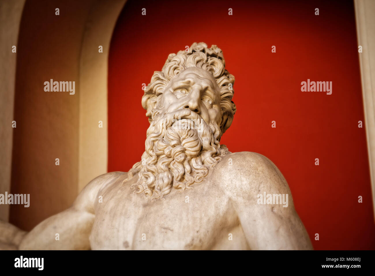 Vatican City. Vatican Museums Statue of Zeus Stock Photo Alamy