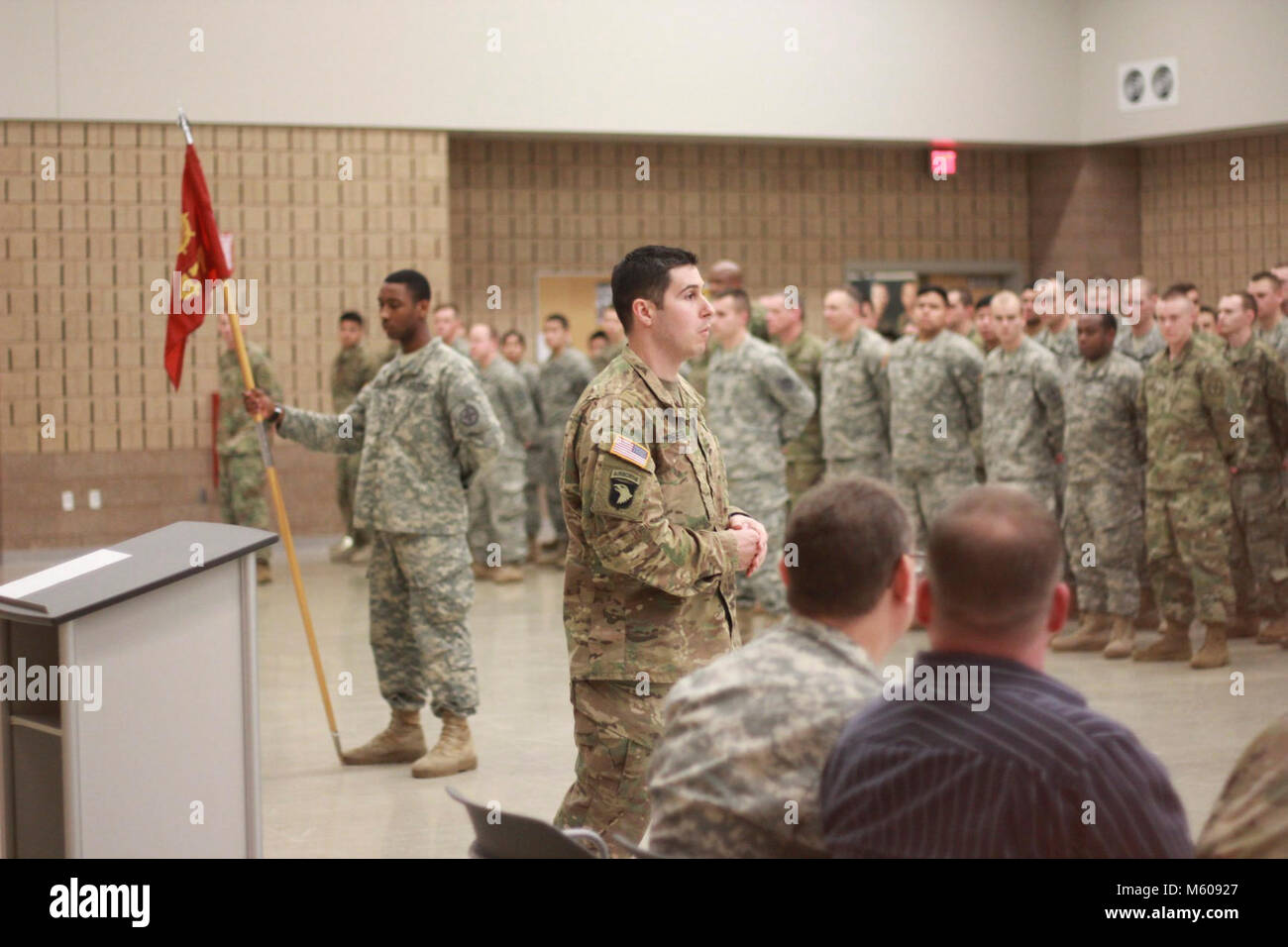 More than 100 Army Reserve Soldiers of the 477th Transportation Company ...