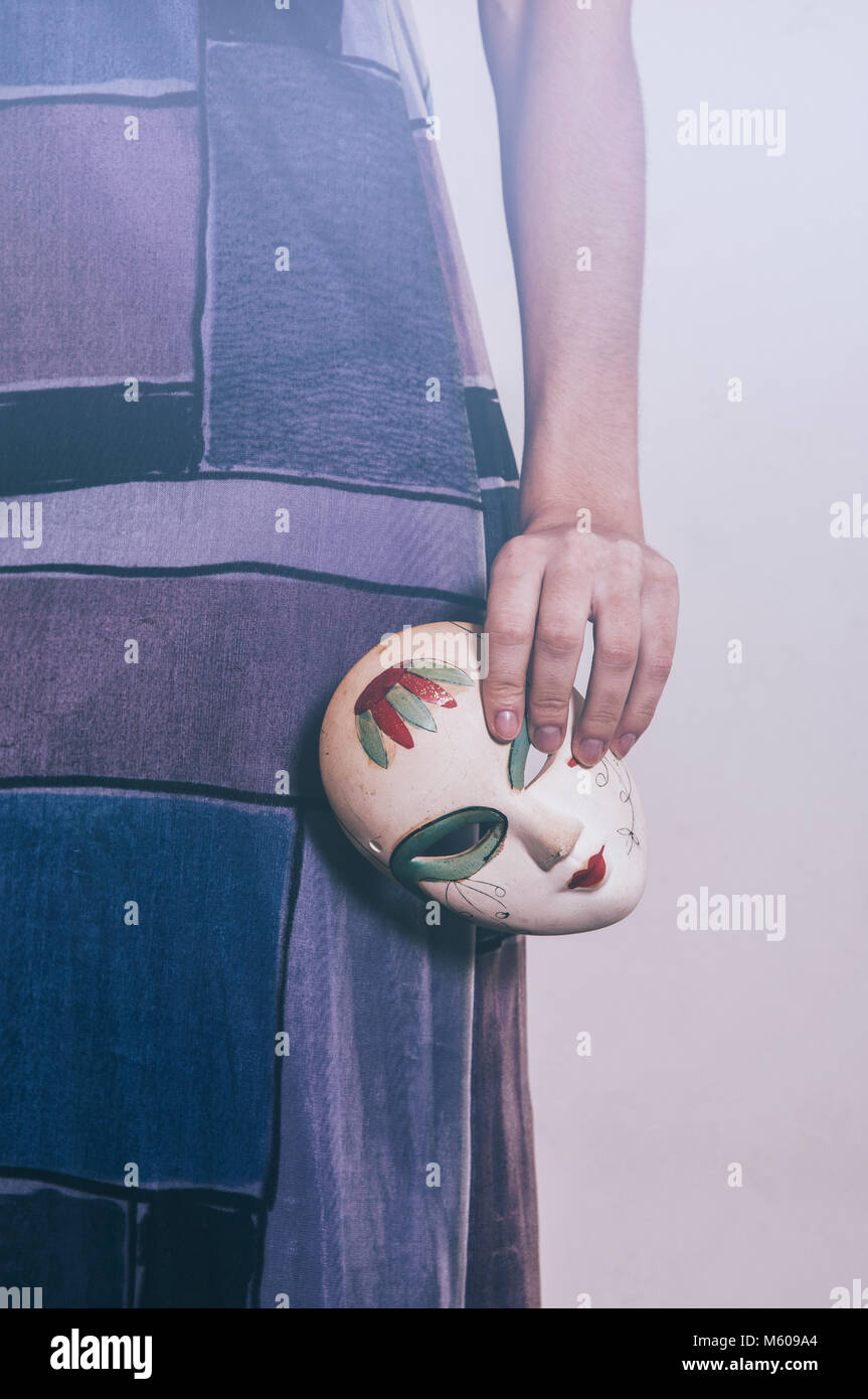 Woman mask identity hi-res stock photography and images - Alamy