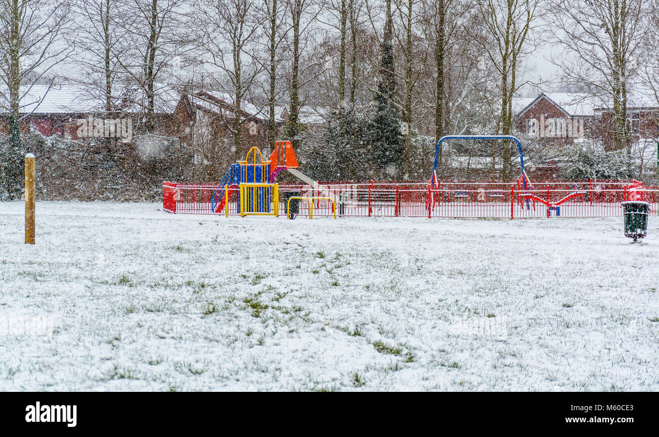 Cheshire snow 2018 hi-res stock photography and images - Alamy