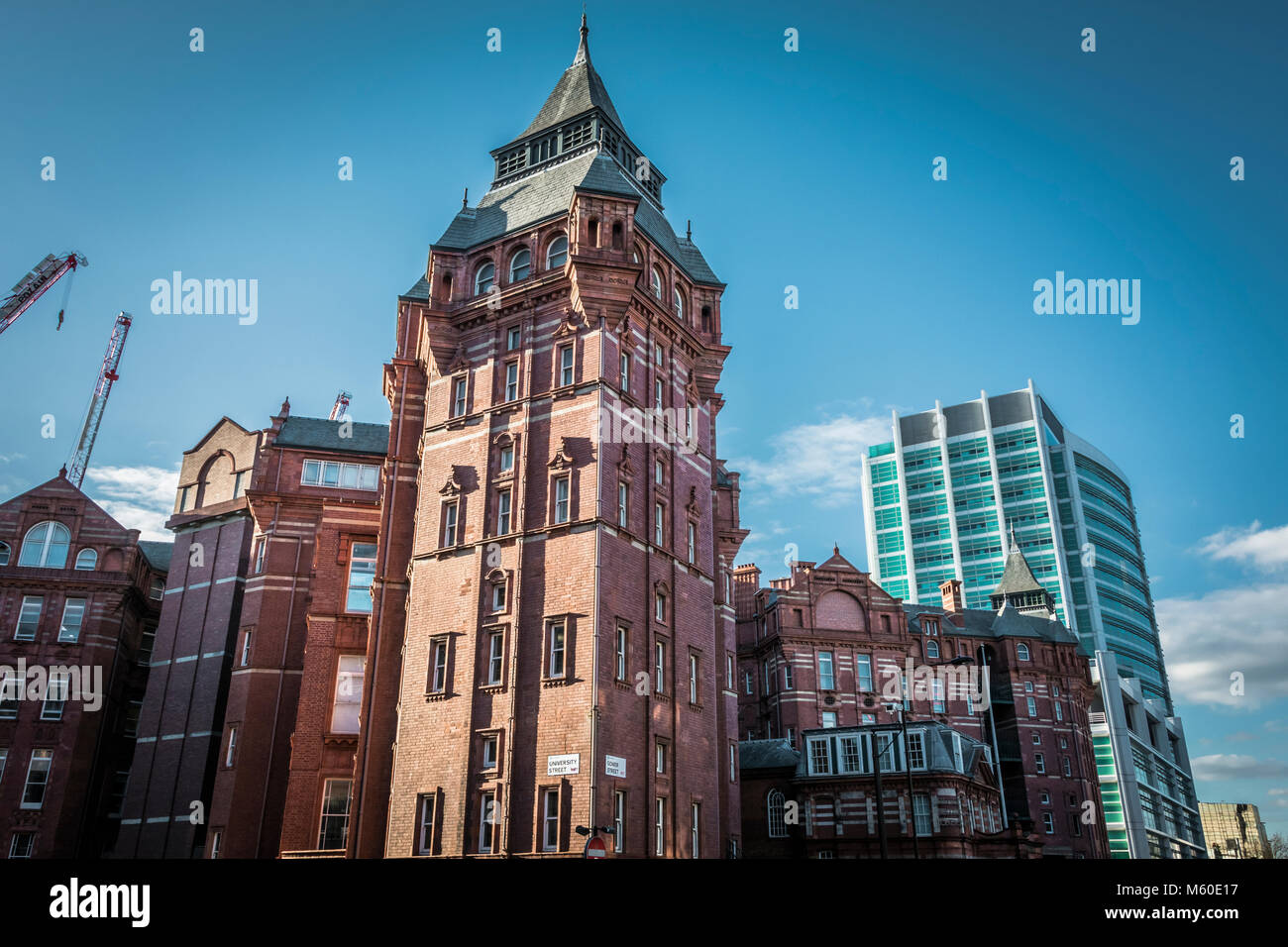 The imposing Grade II listed Cruciform Building at University College London, Gower Street, London, NW1, UK Stock Photo