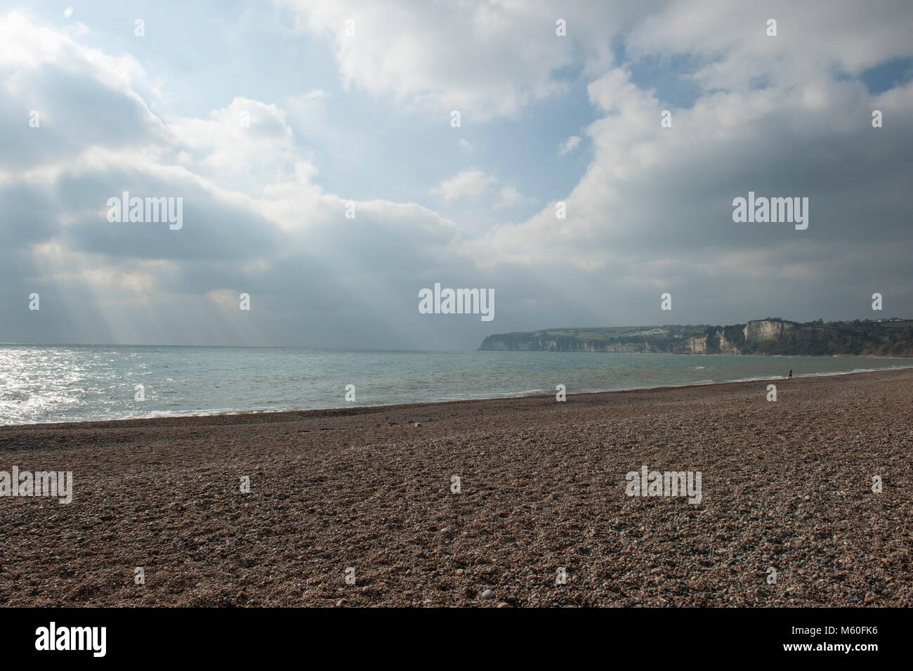 The beach in Seaton in Devon, England Stock Photo Alamy