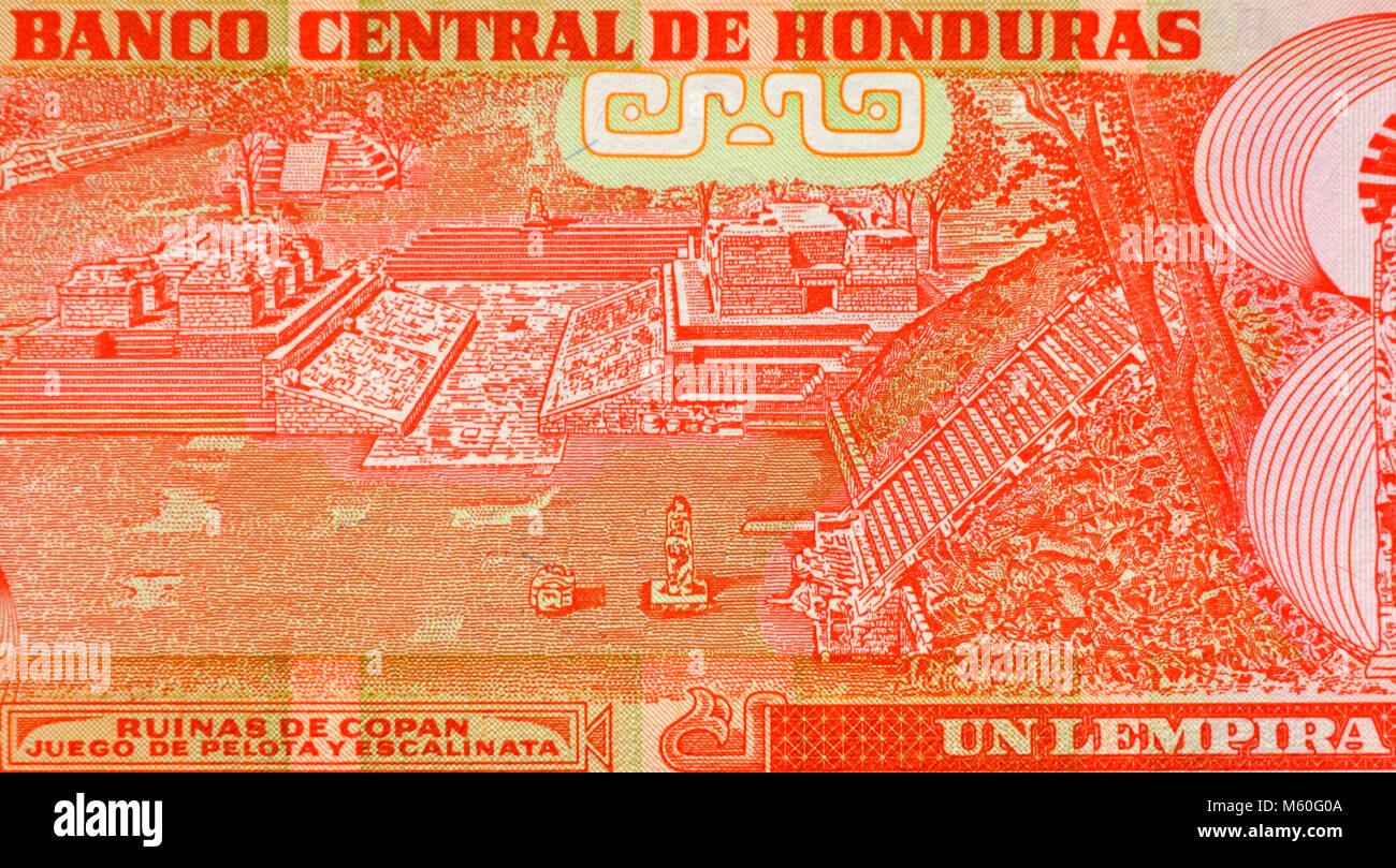 Honduras One 1 Lempira Bank Note Stock Photo - Alamy