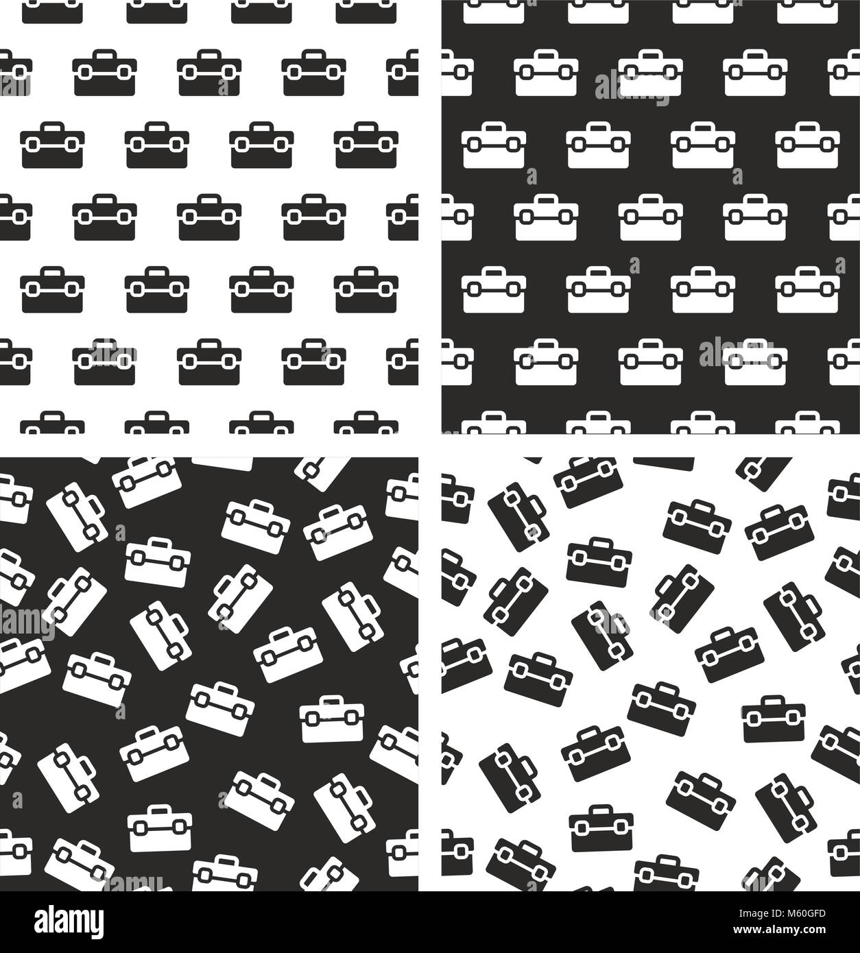 Tool Box Vector Pattern Toolbox Seamless Pattern Set Stock Vector Image & Art - Alamy