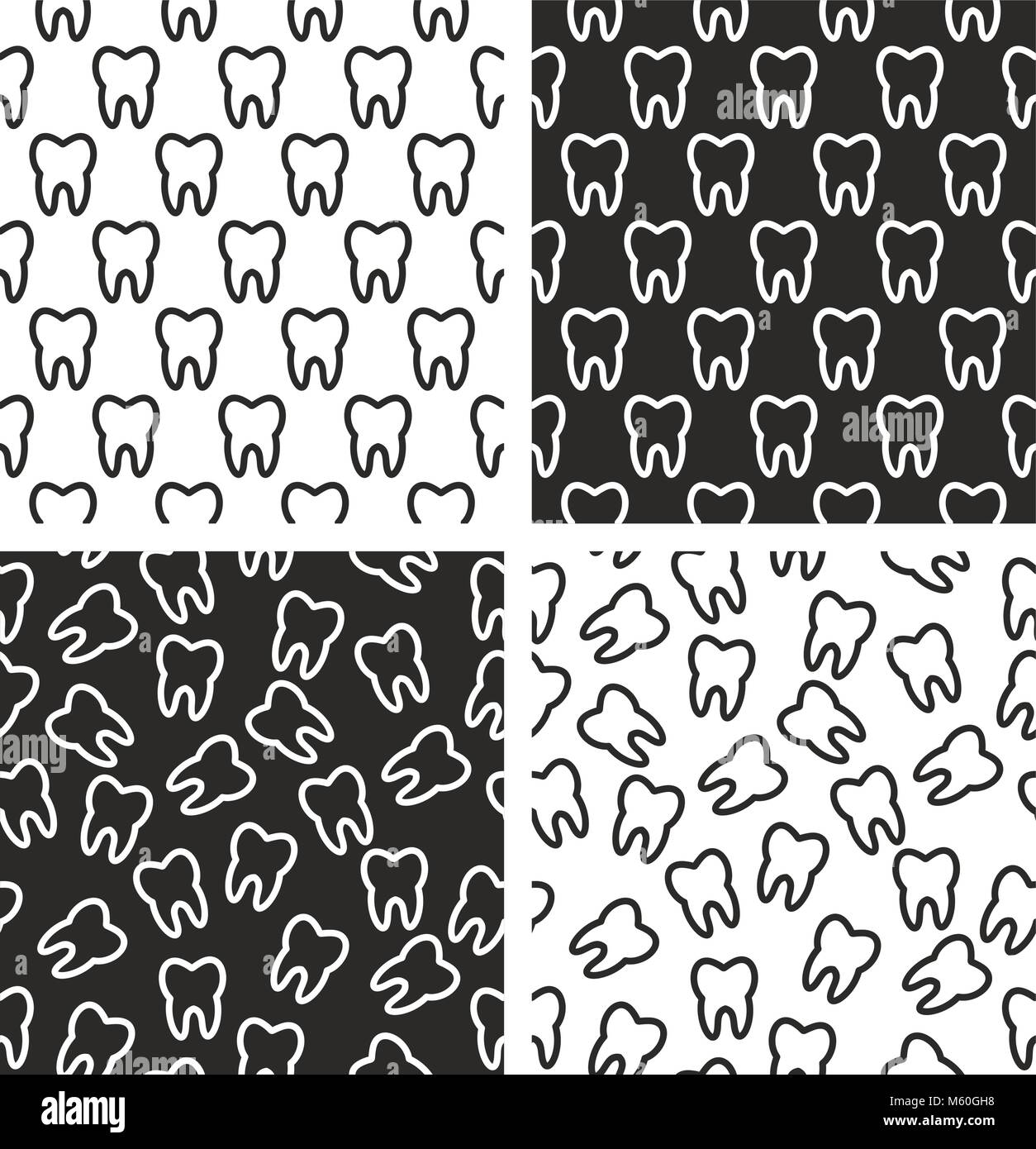 Teeth set Stock Vector Images - Alamy