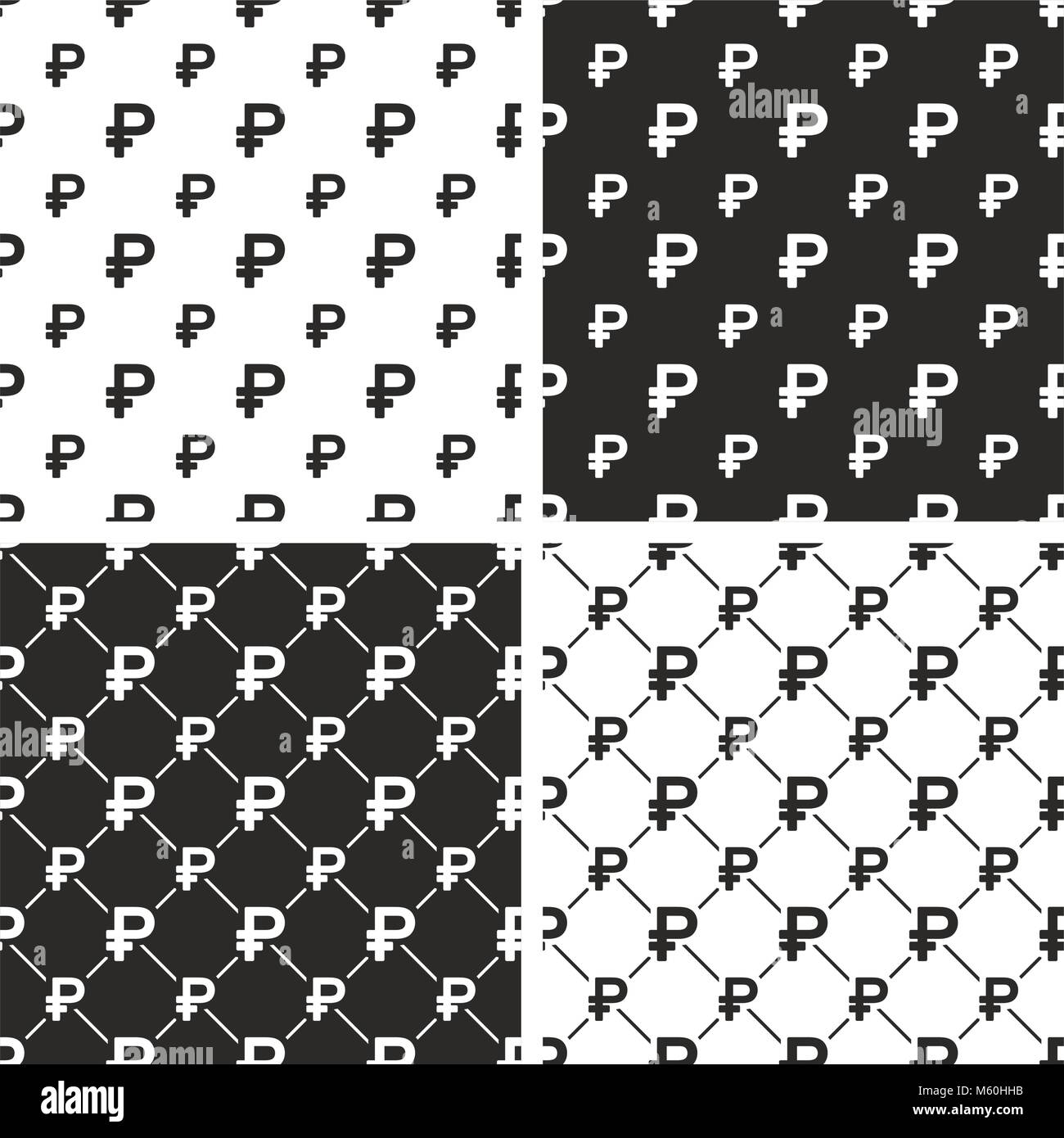 Seamless pattern white currency symbols hi-res stock photography and ...