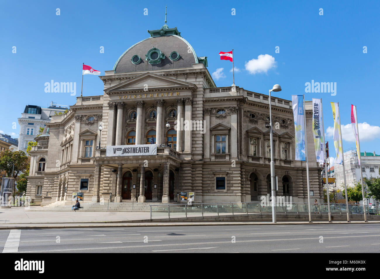 The Volkstheater building, Ringstrasse, Vienna, Austria. Stock Photo