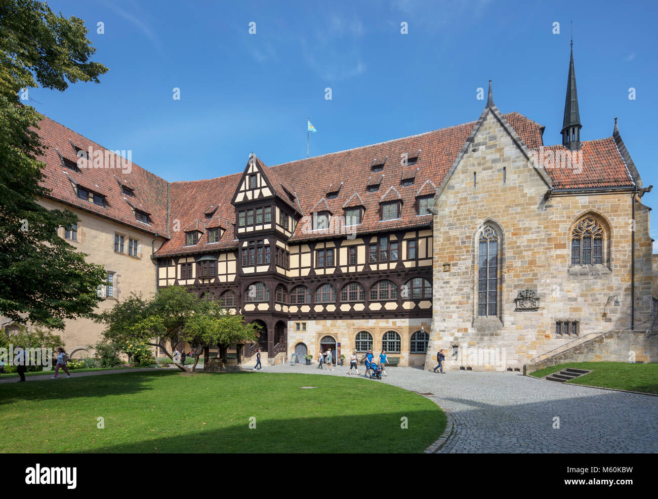 The Veste Coburg, or Coburg Fortress, Upper Franconia, Bavaria, Germany Stock Photo