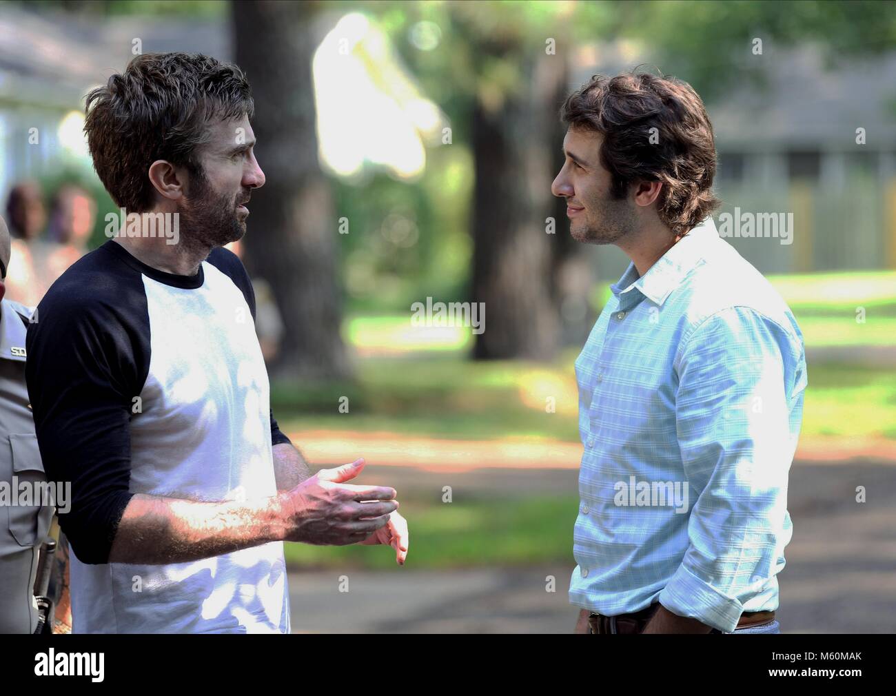 Sharlto Copley Josh Groban The Hollars 2016 Stock Photo Alamy