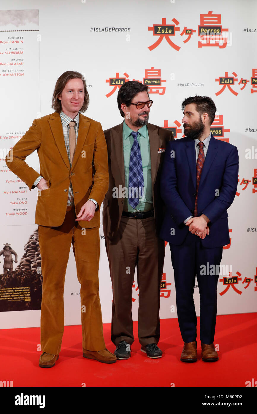 Director Wes Anderson, producer Roman Coppola and actor Waris