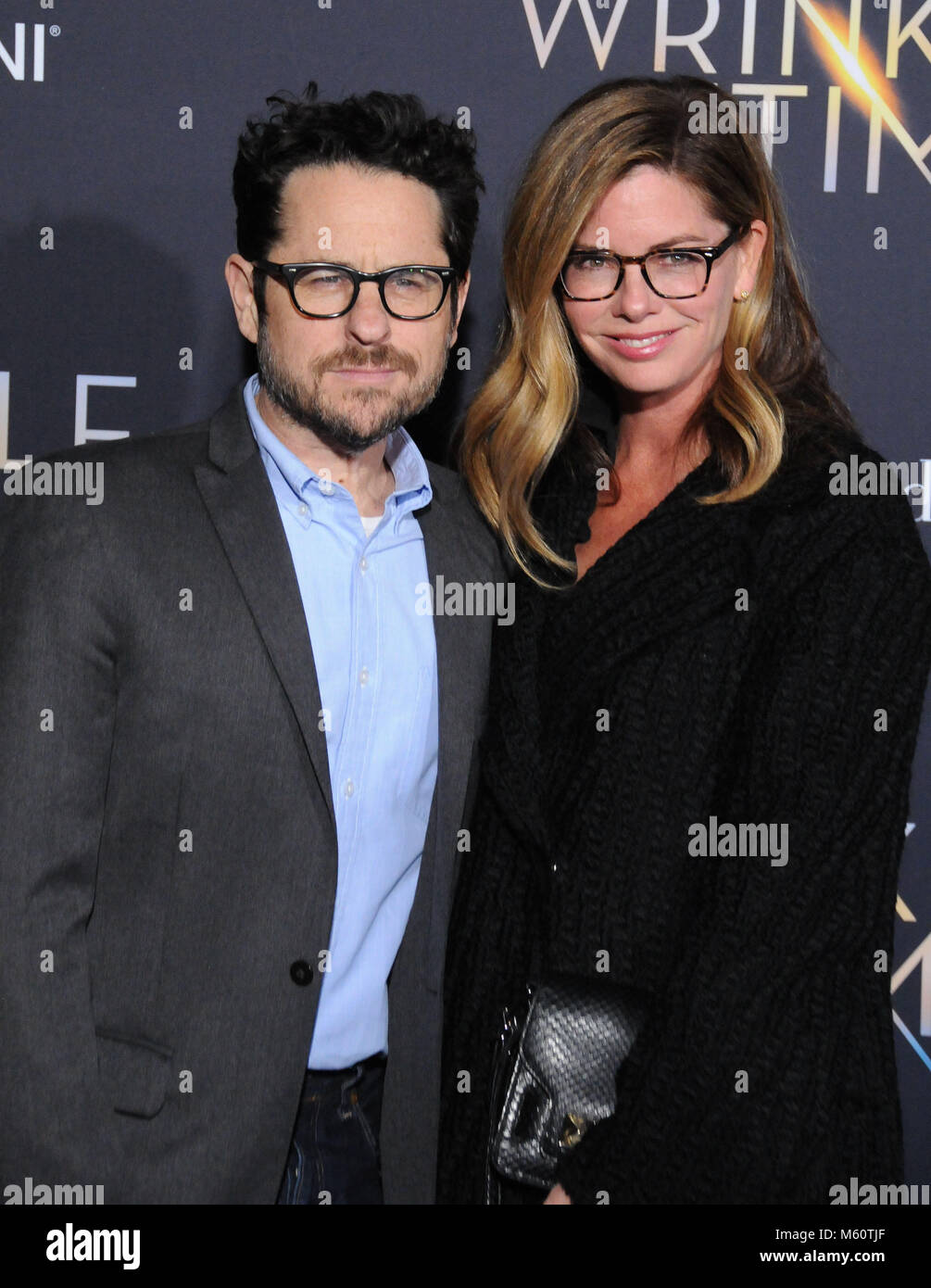 J j abrams and wife katie mcgrath hires stock photography and images