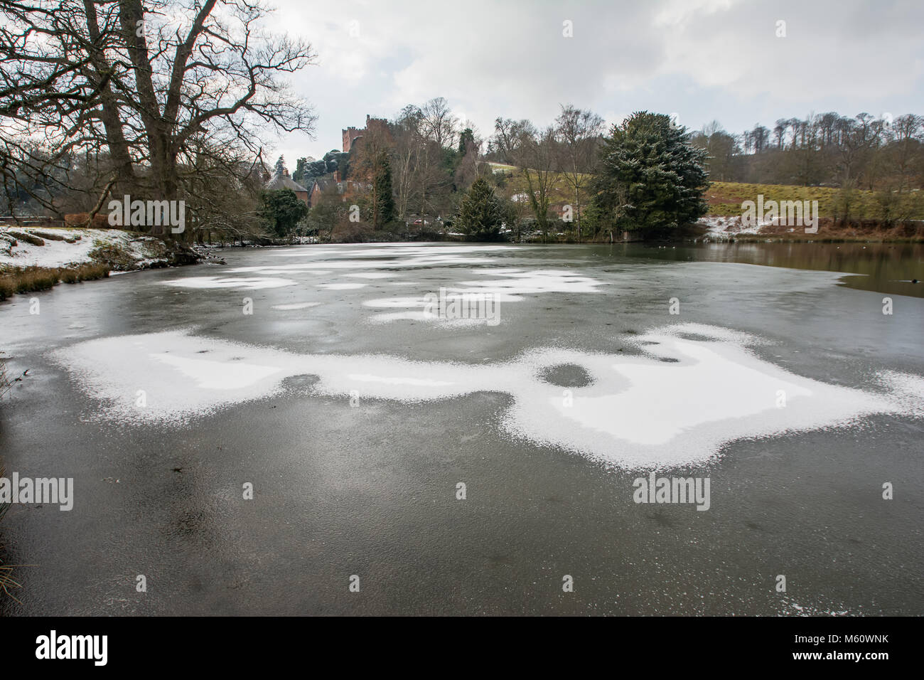 Powys, Wales, UK. 27th Feb, 2018. Beast from the East Powis Castle Mid Wales 27/2/18 Credit: Paul Williams/Alamy Live News Stock Photo