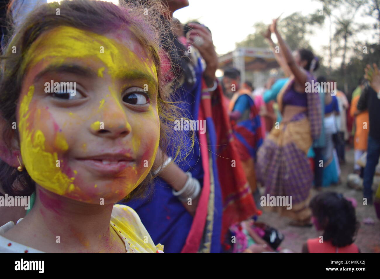 holi utsav at bharati university