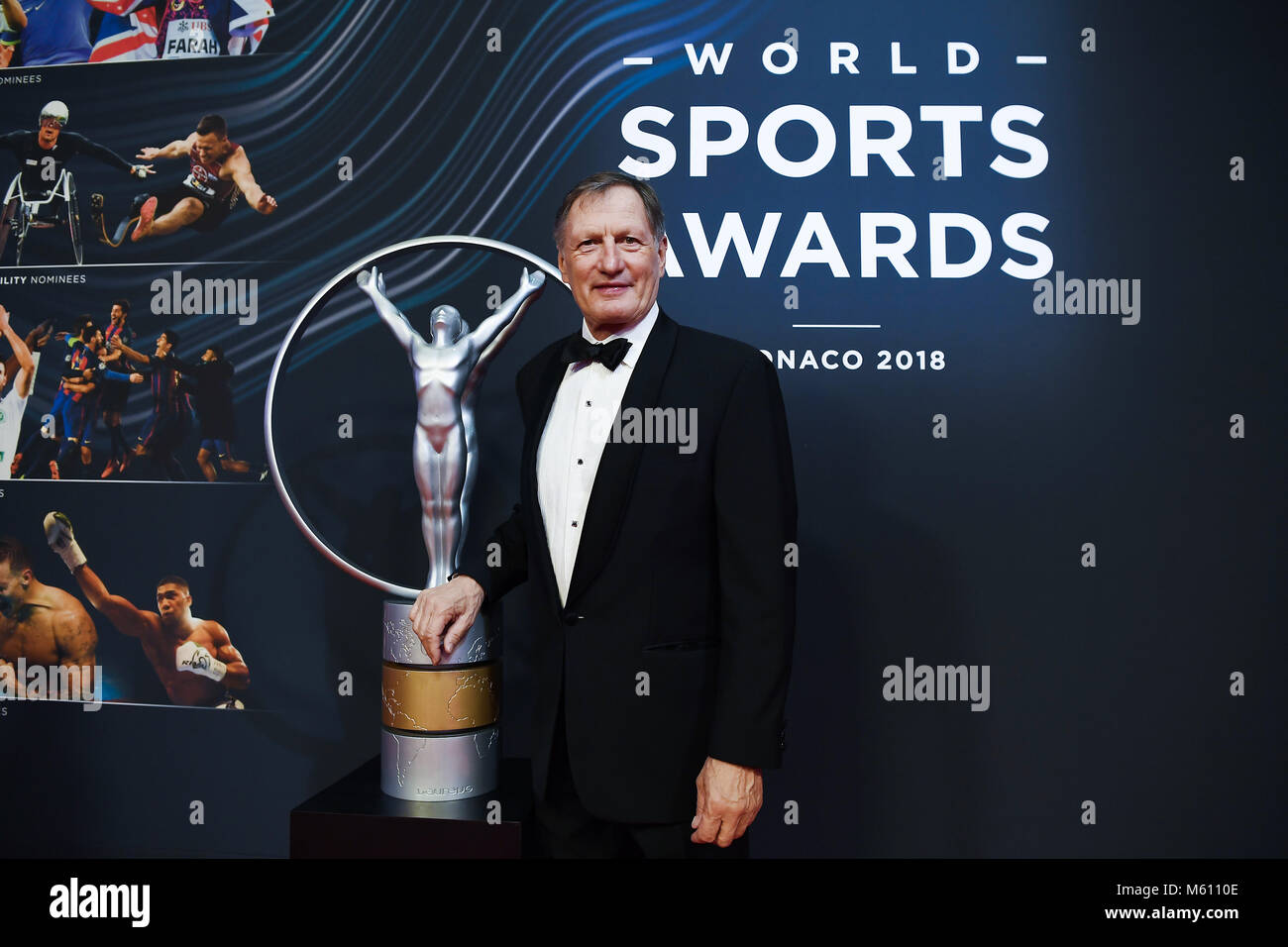 Monte Carlo, Monaco. 27th Feb, 2018. Franz Klammer (Laureus World Sports Academy withglied). GES