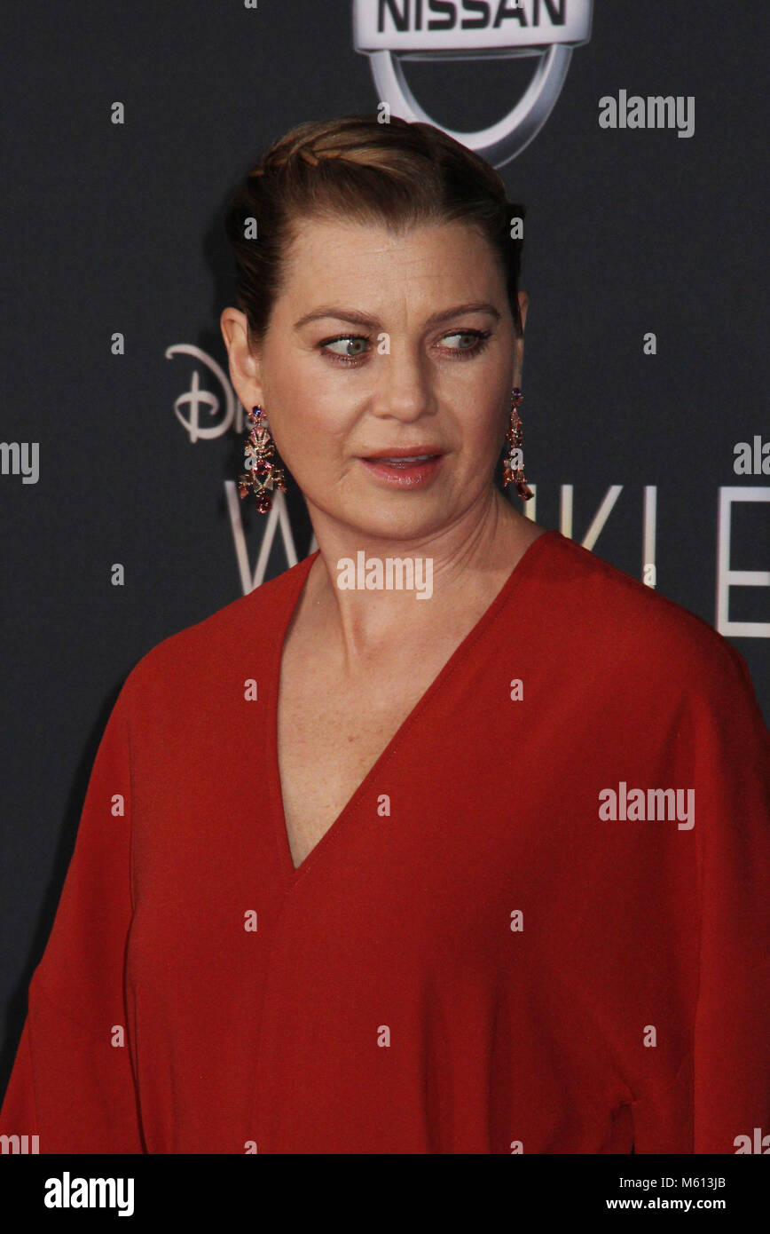 Ellen Pompeo 02/26/2018 The World Premiere of "A Wrinkle in Time" held