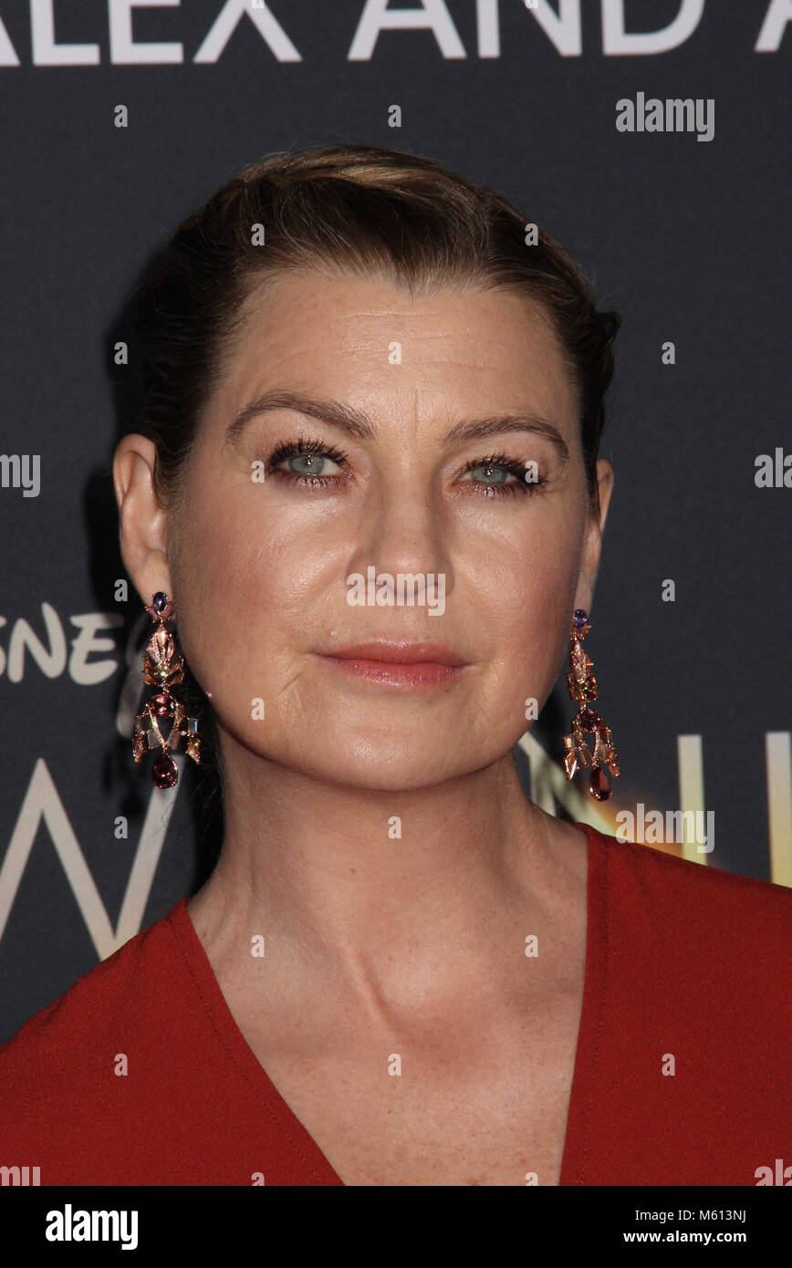 Ellen Pompeo 02/26/2018 The World Premiere of "A Wrinkle in Time" held