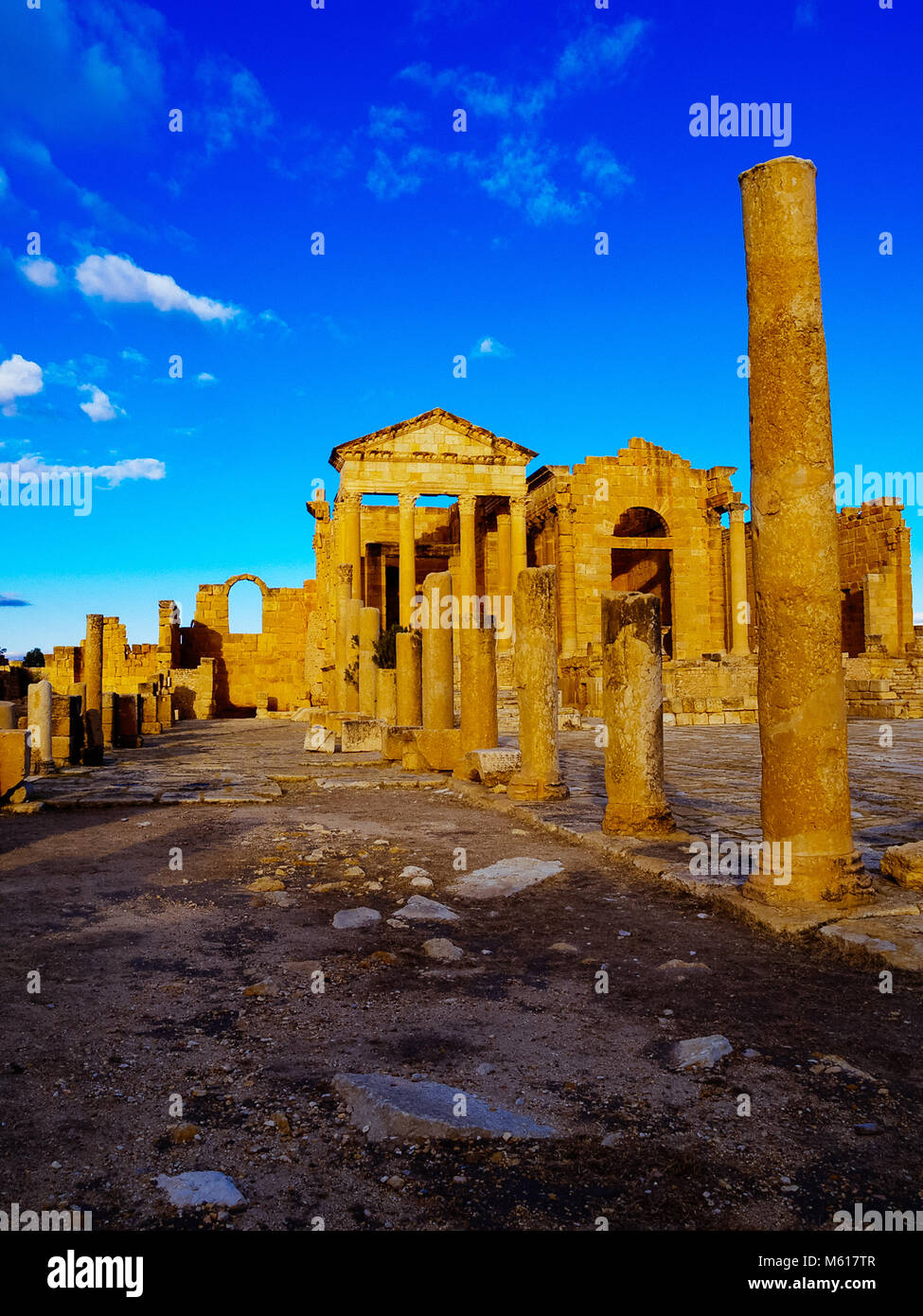 Roman ruins of Sufetula, containing the best preserved Roman forum