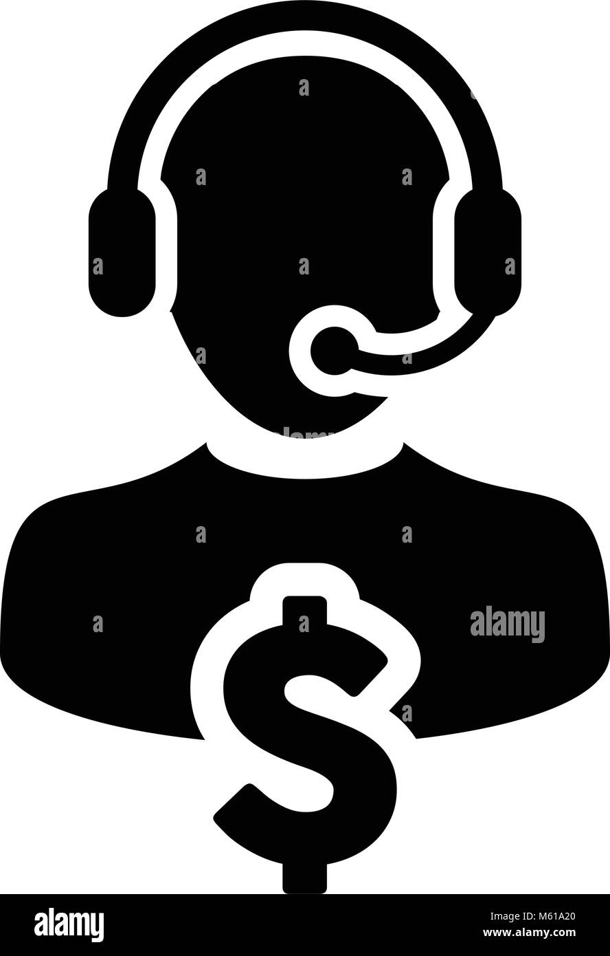 Service Icon Vector Dollar Sign for Banking and Financial Online ...