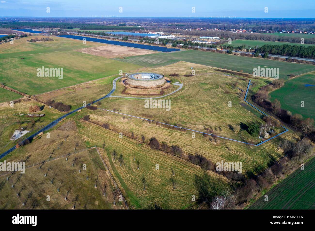 Aerial photo of the \