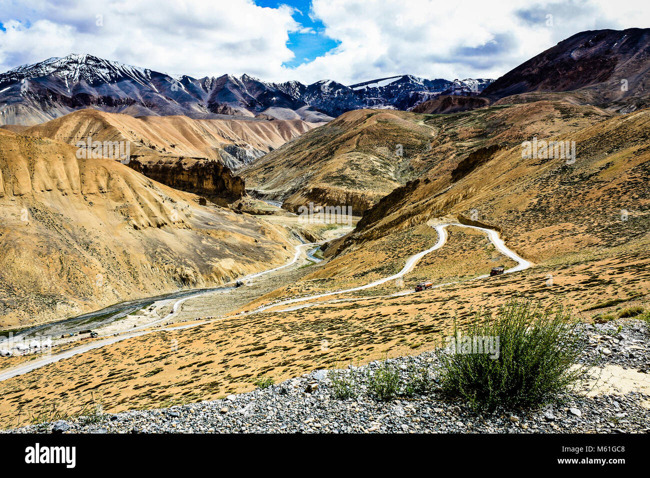 Zanskar valley Stock Photo