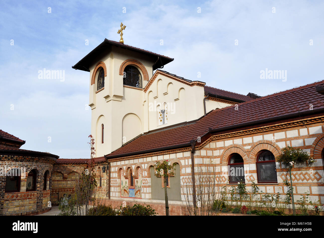 Kac Monastery, Dedicated to the Resurrection of Christ.Serbia. Stock Photo