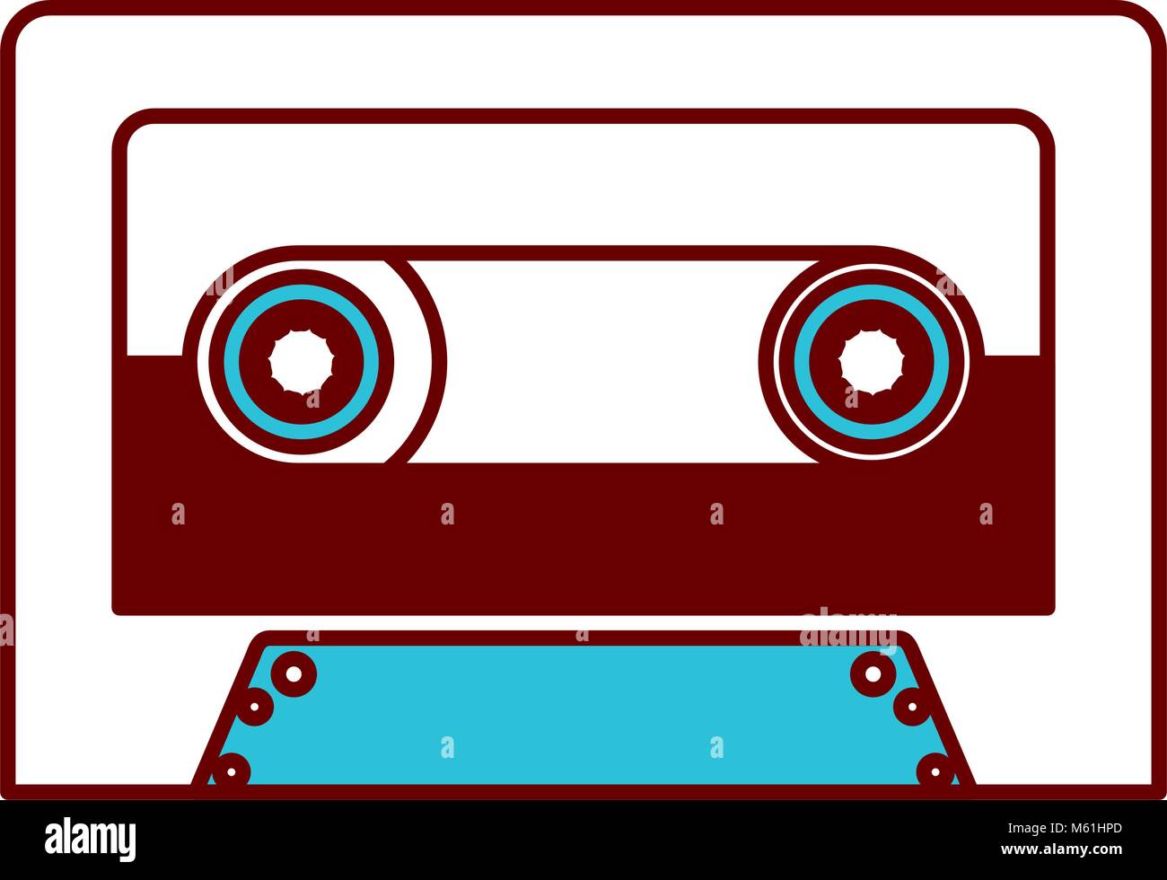 retro cassette isolated icon Stock Vector Image & Art - Alamy