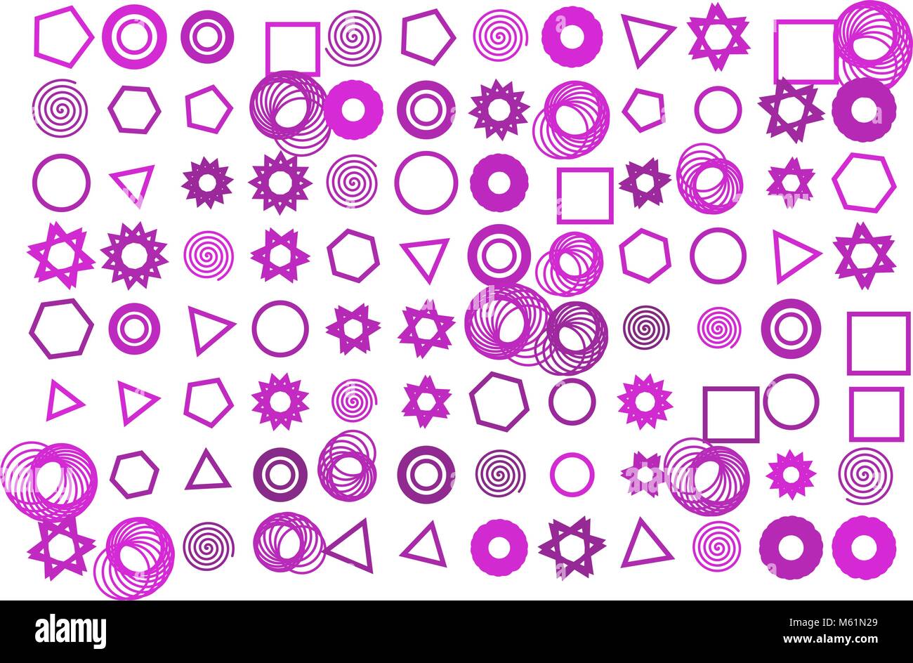 Color abstract mixed pattern generative art background. Style of mosaic ...