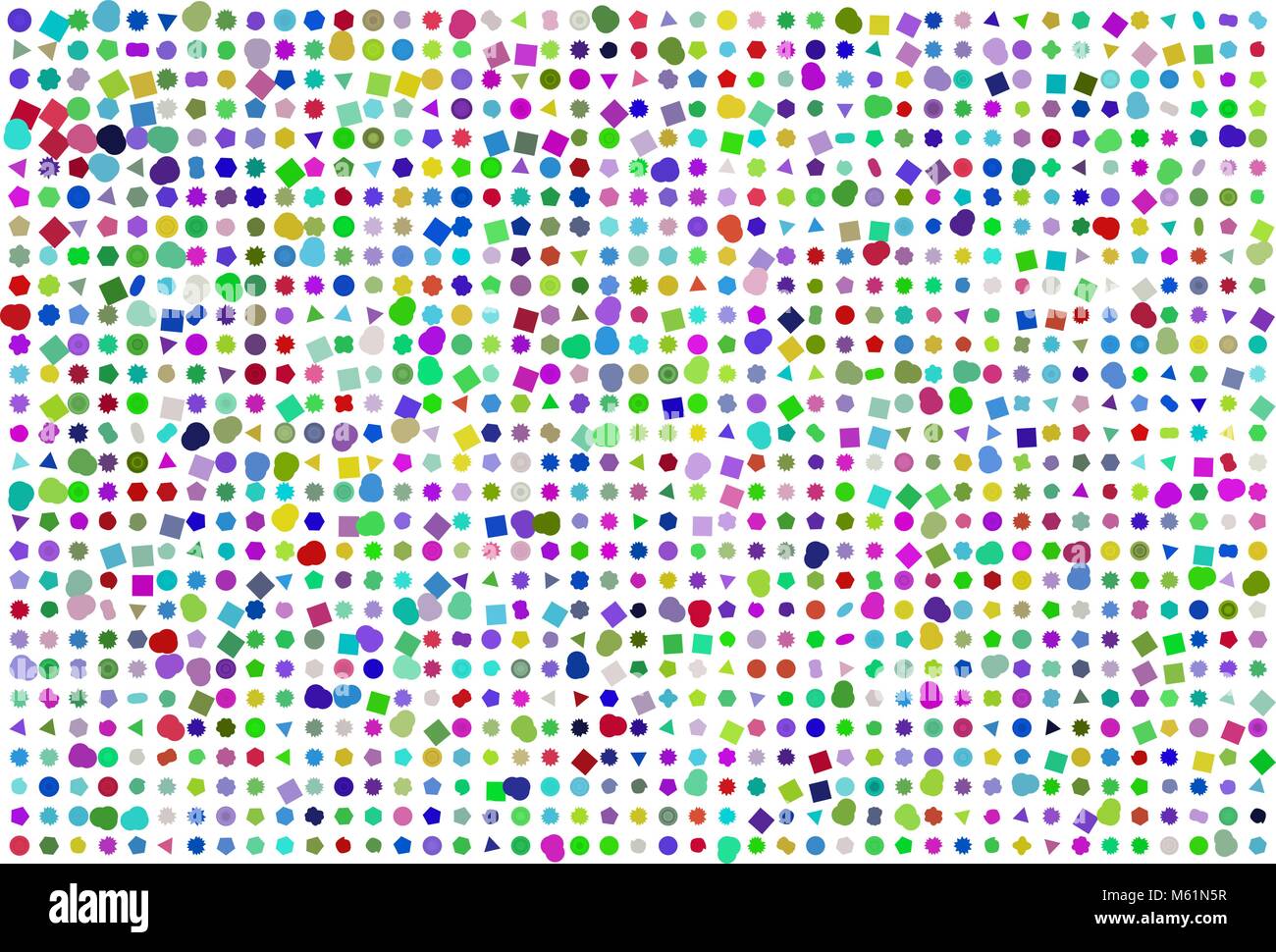 Abstract background with shape of mixed pattern. Style of mosaic or ...