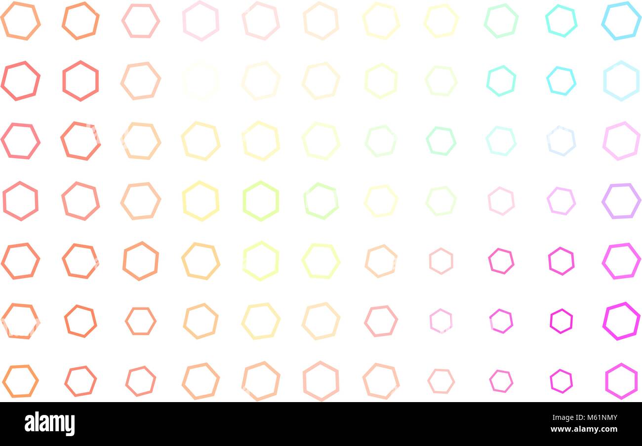 Background abstract hexagon pattern for design. Style of mosaic or tile ...
