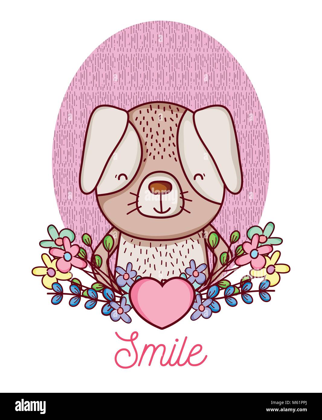 Lovely dog cartoon Stock Vector Image & Art - Alamy