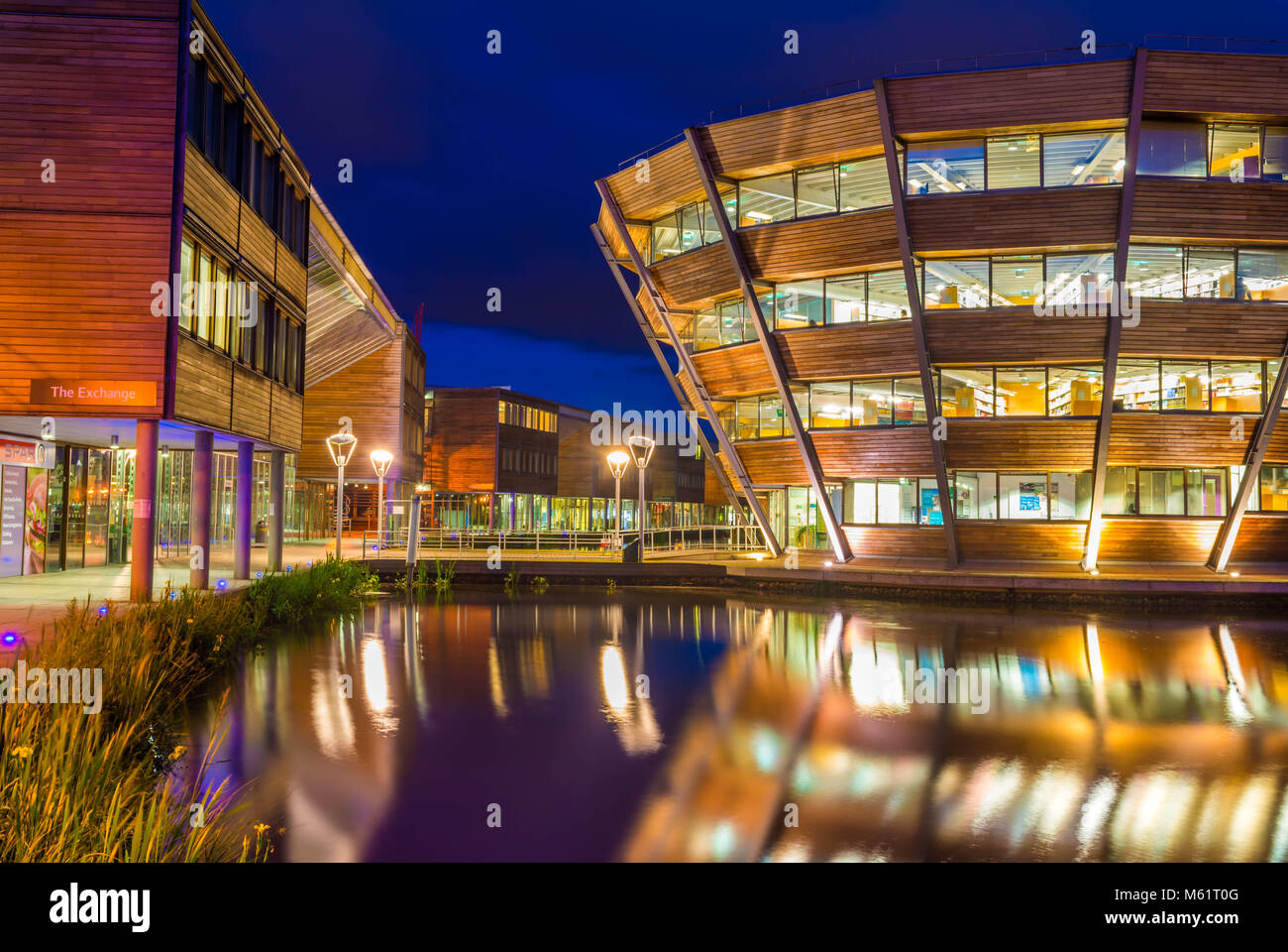 University of Nottingham Jubilee Campus - England Stock Photo