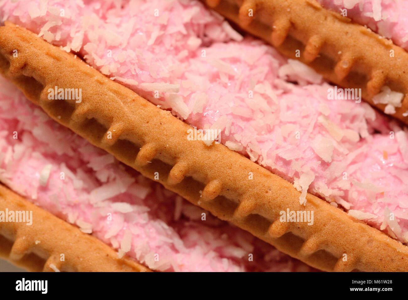bolands jam mallow biscuits Stock Photo Alamy