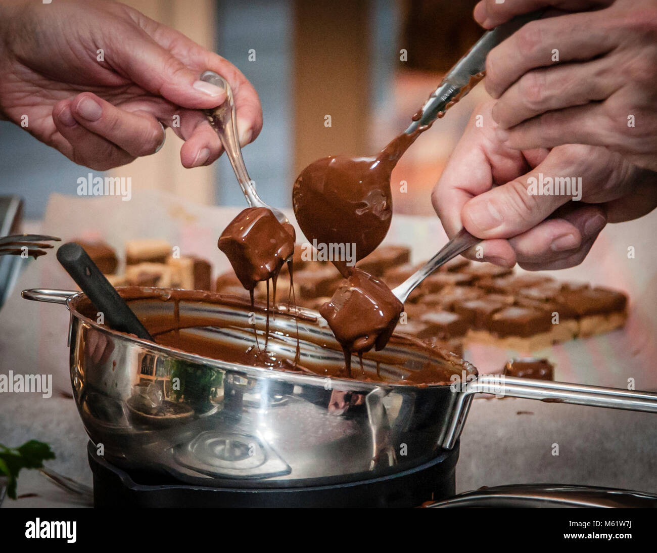 Chocolate Truffle in Grevenbroich, Germany Stock Photo Alamy