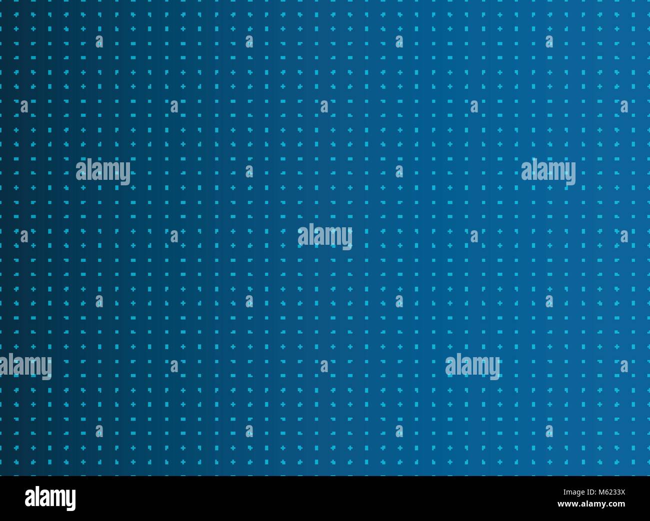 Abstract technology dots pattern on gradients blue background. vector ...