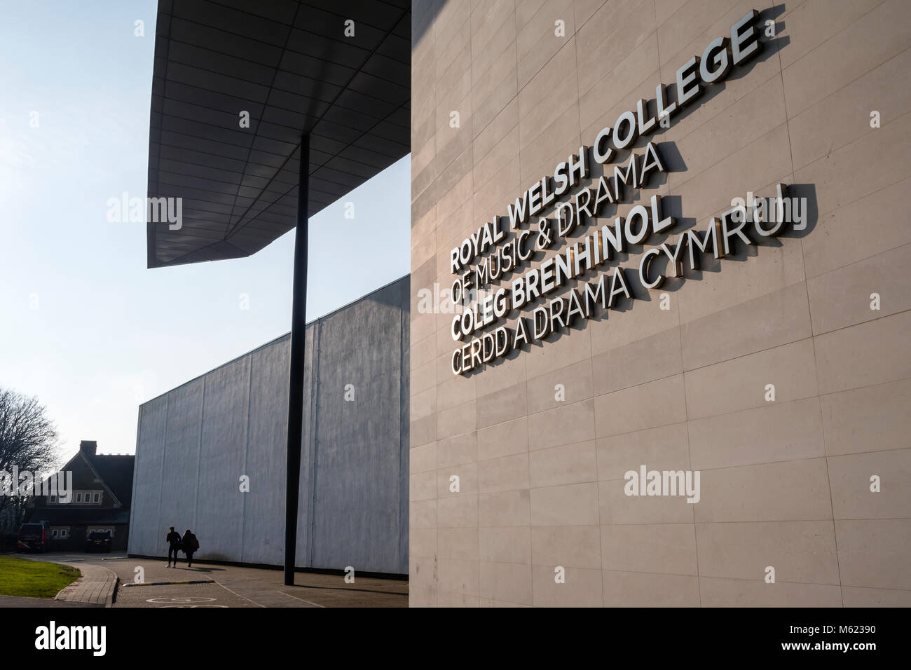 Royal Welsh College of Music and Drama Cardiff Wales Stock Photo