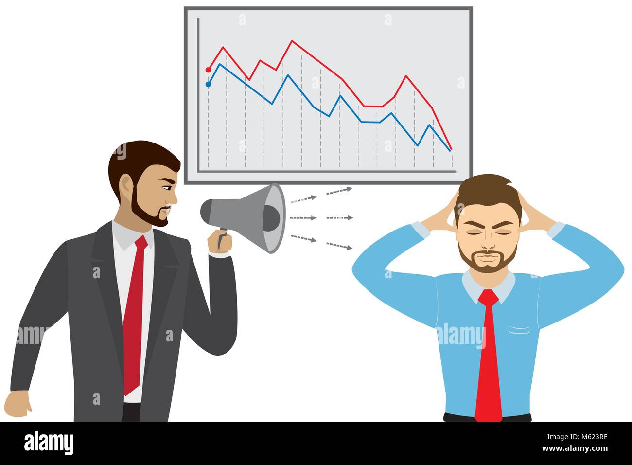 Interview stress Stock Vector Images - Alamy