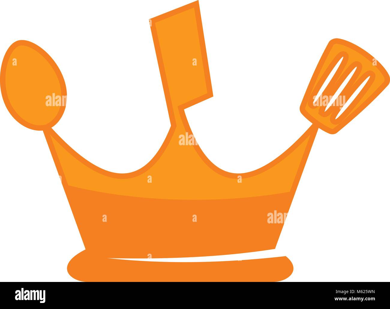 Kitchen King Logo Design Template Vector Stock Vector