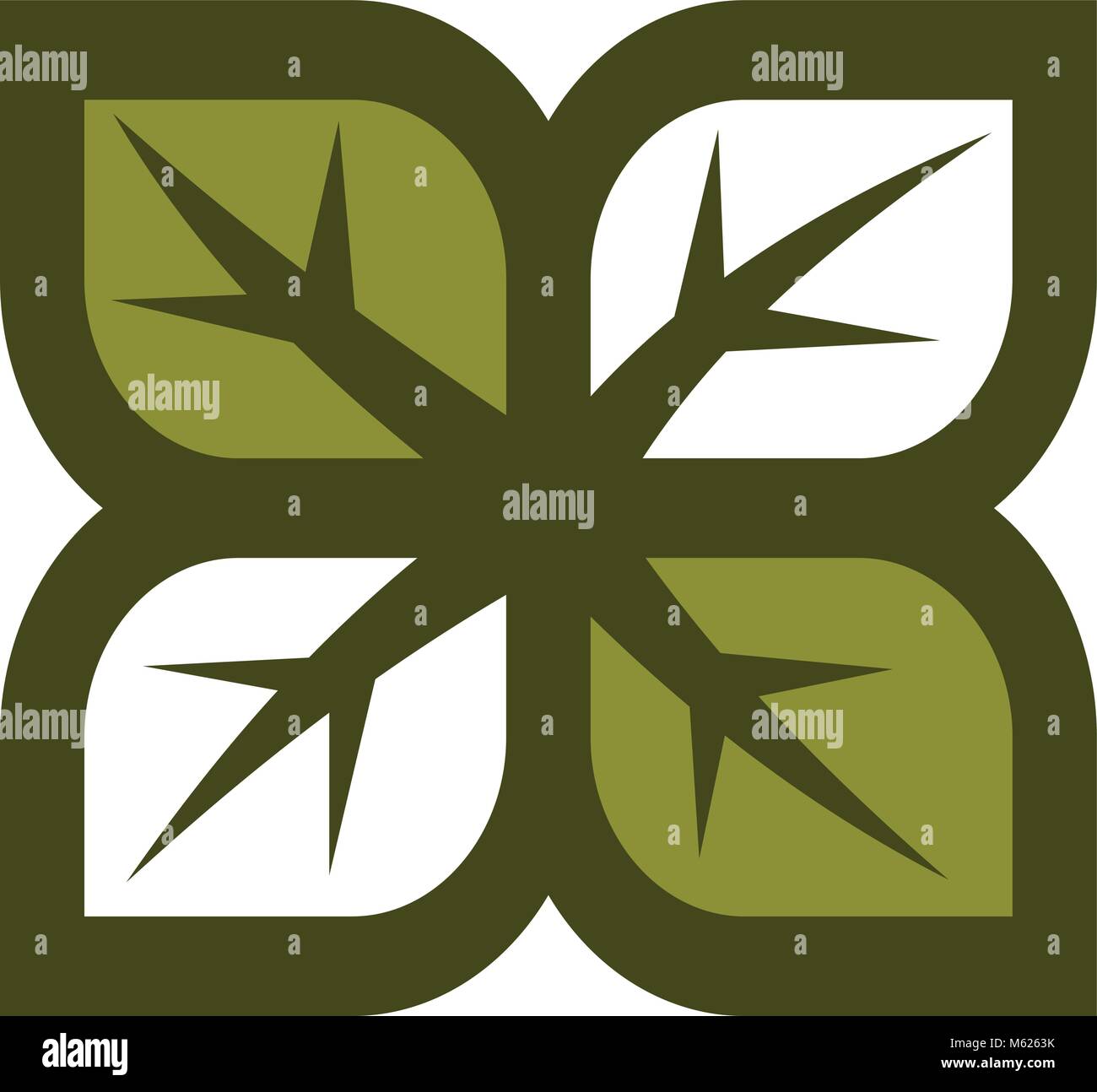 Leaf Logo Design Template Vector Stock Vector Image & Art - Alamy