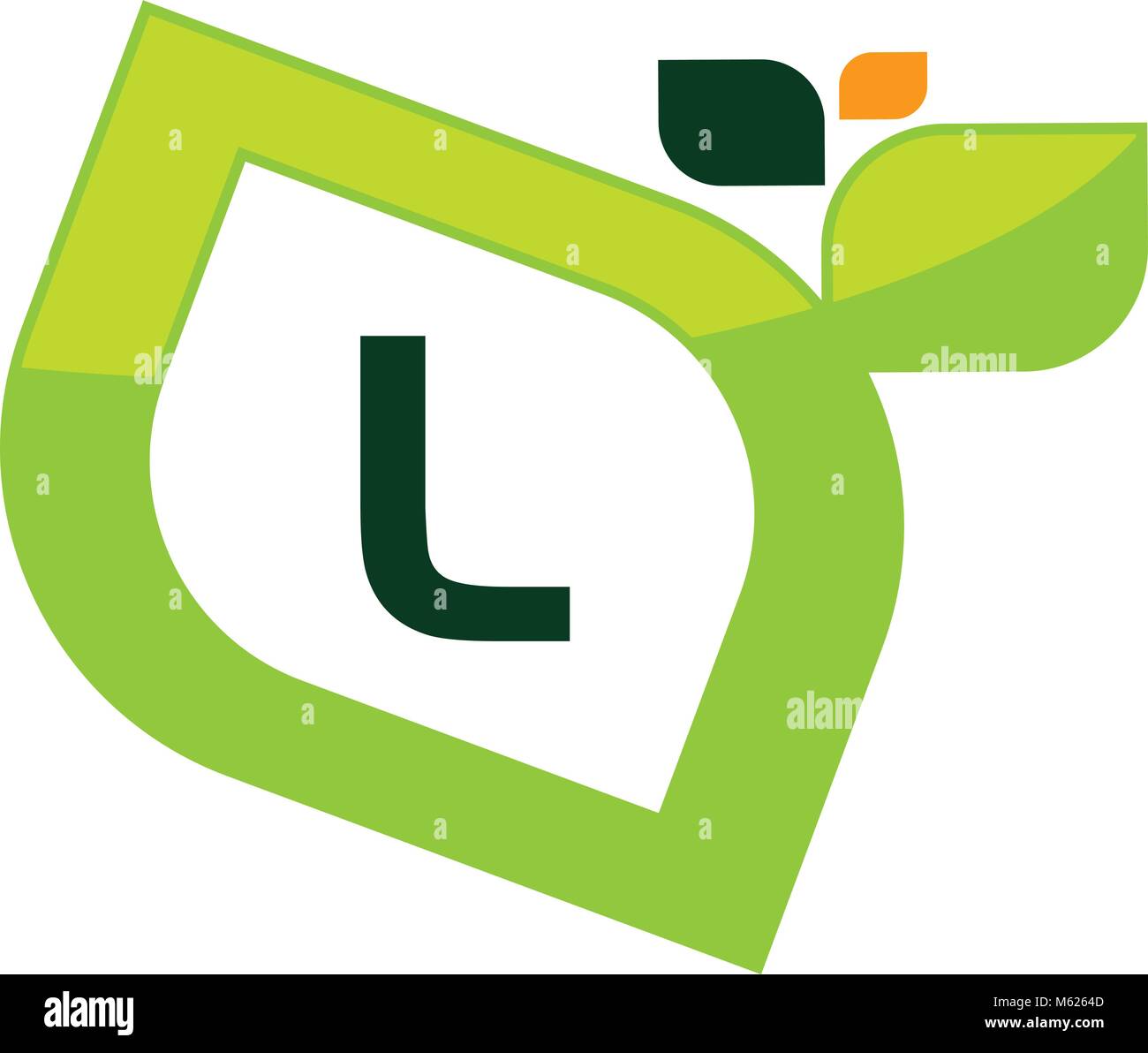 Leaf Initial L Logo Design Template Vector Stock Vector Image & Art - Alamy
