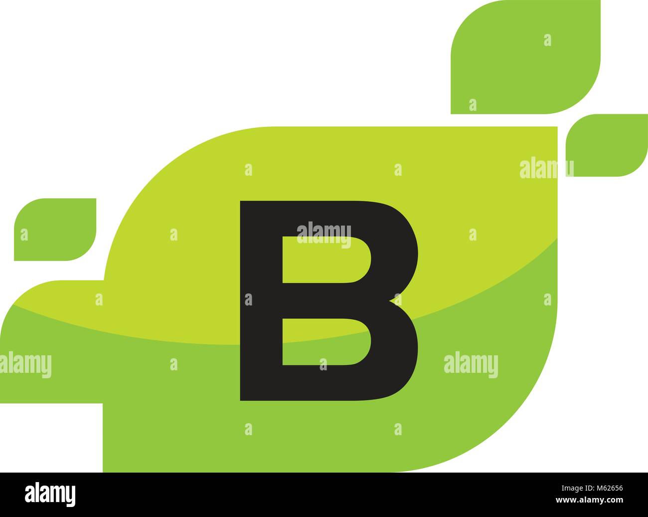 Leaf Initial B Logo Design Template Vector Stock Vector Image & Art - Alamy