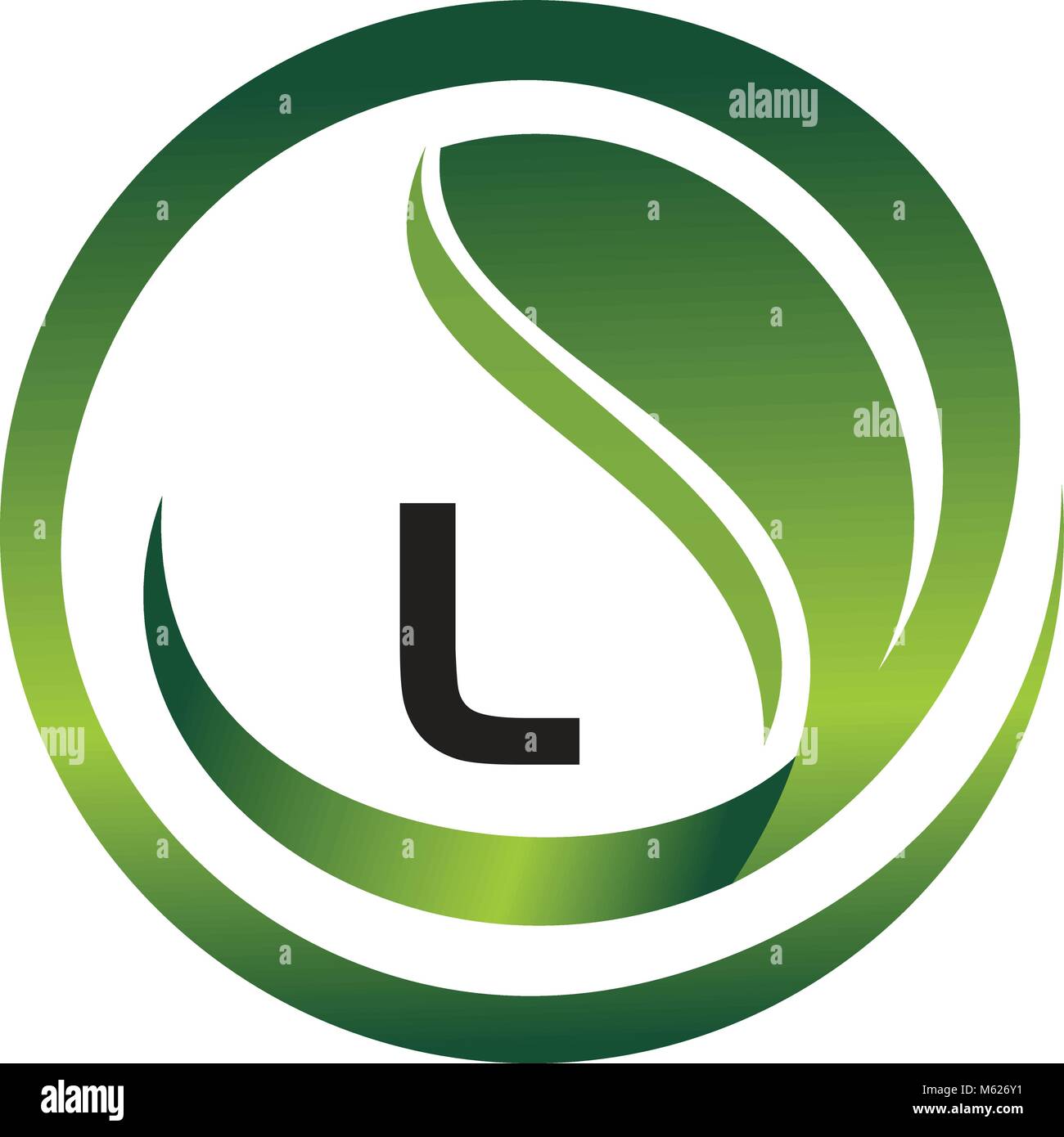 Leaf Initial L Logo Design Template Vector Stock Vector Image & Art - Alamy