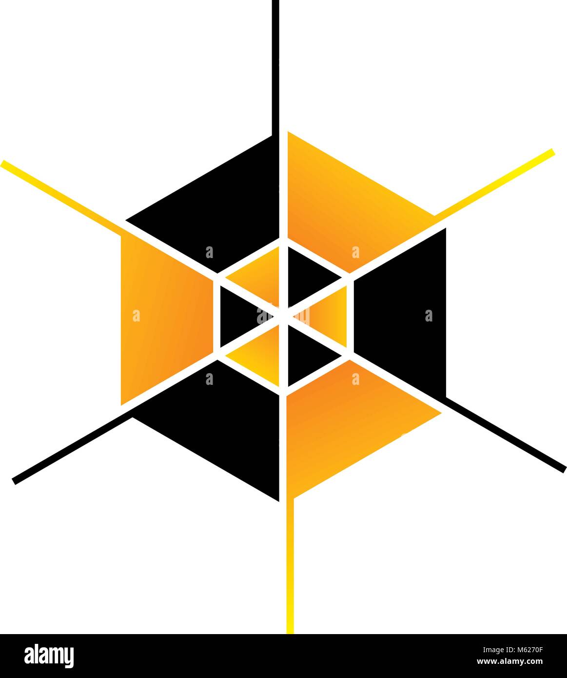 Hexagon Logo Design Template Vector Stock Vector Image & Art Alamy