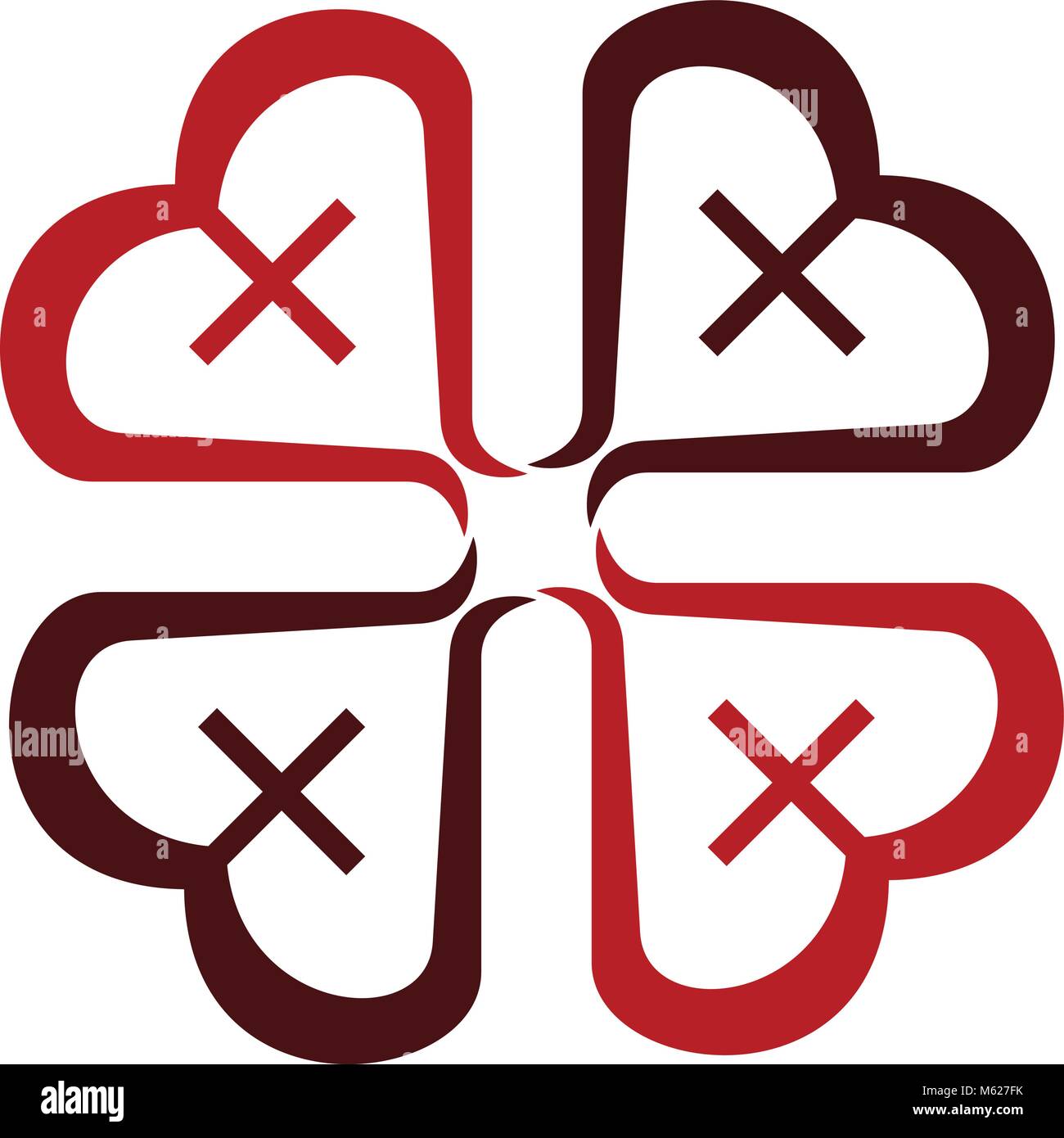 Love Flower icon Stock Vector Image & Art - Alamy